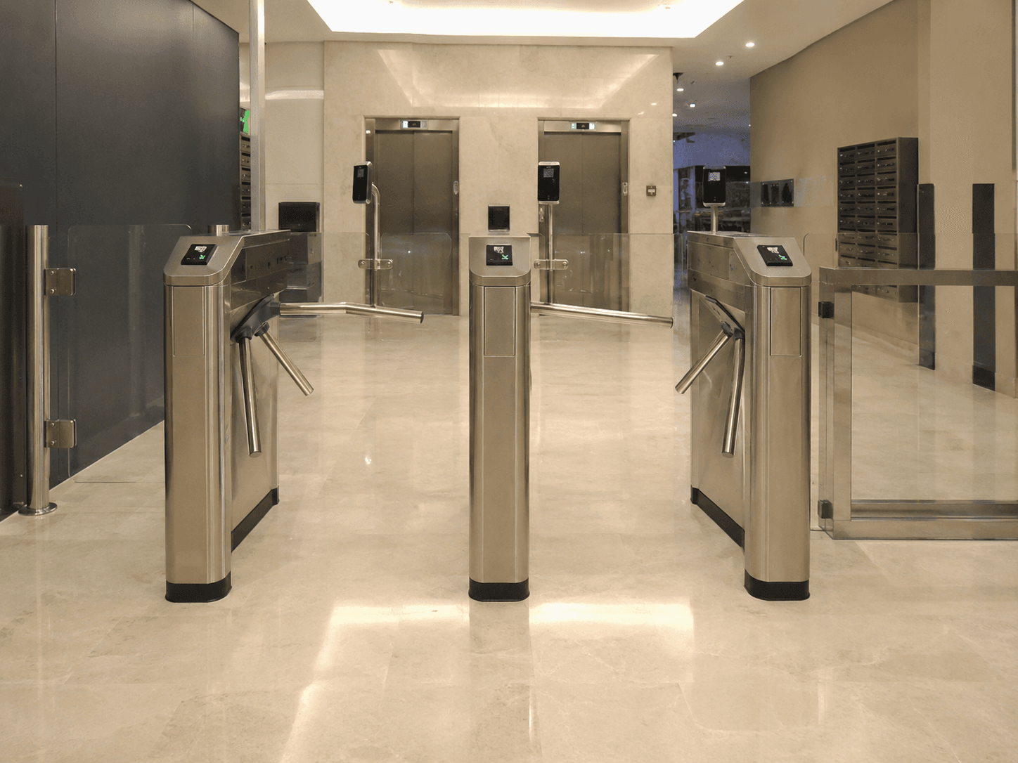 catraca eletrônica para controle de pessoas em empresa